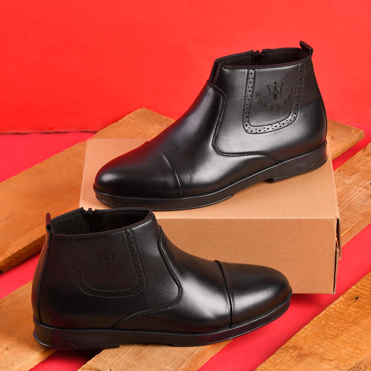 کفش ساقدار زیپدار مردانه مدل Bashok