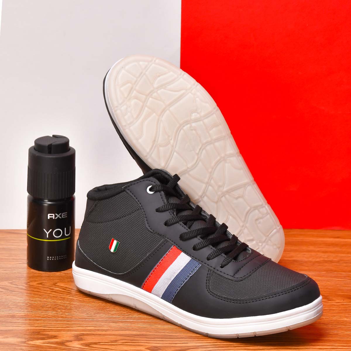 کفش ساقدار مردانه tommy مشکی مدل nersi