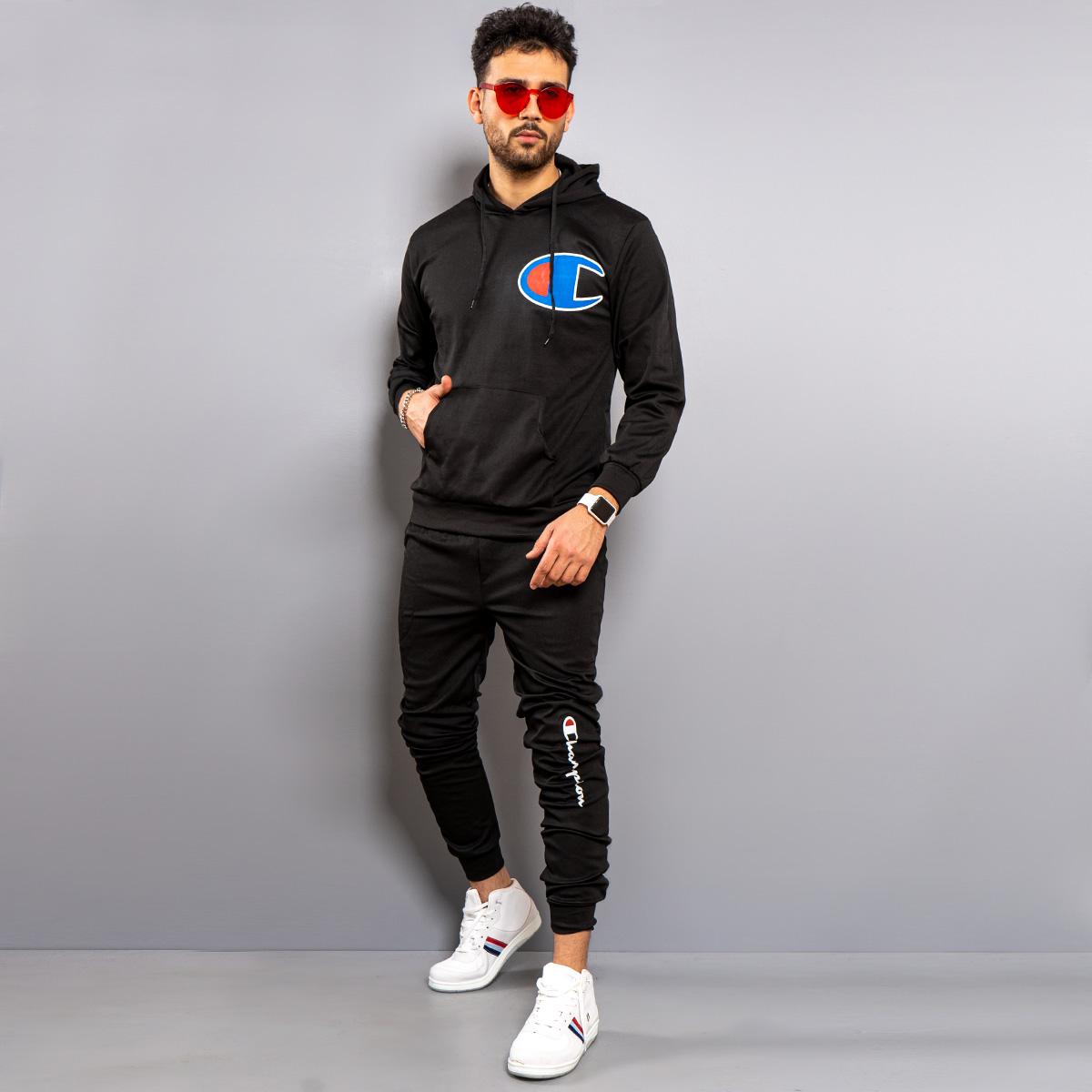 ست سوئیشرت شلوار مردانه چمپیون مدل Keyvan