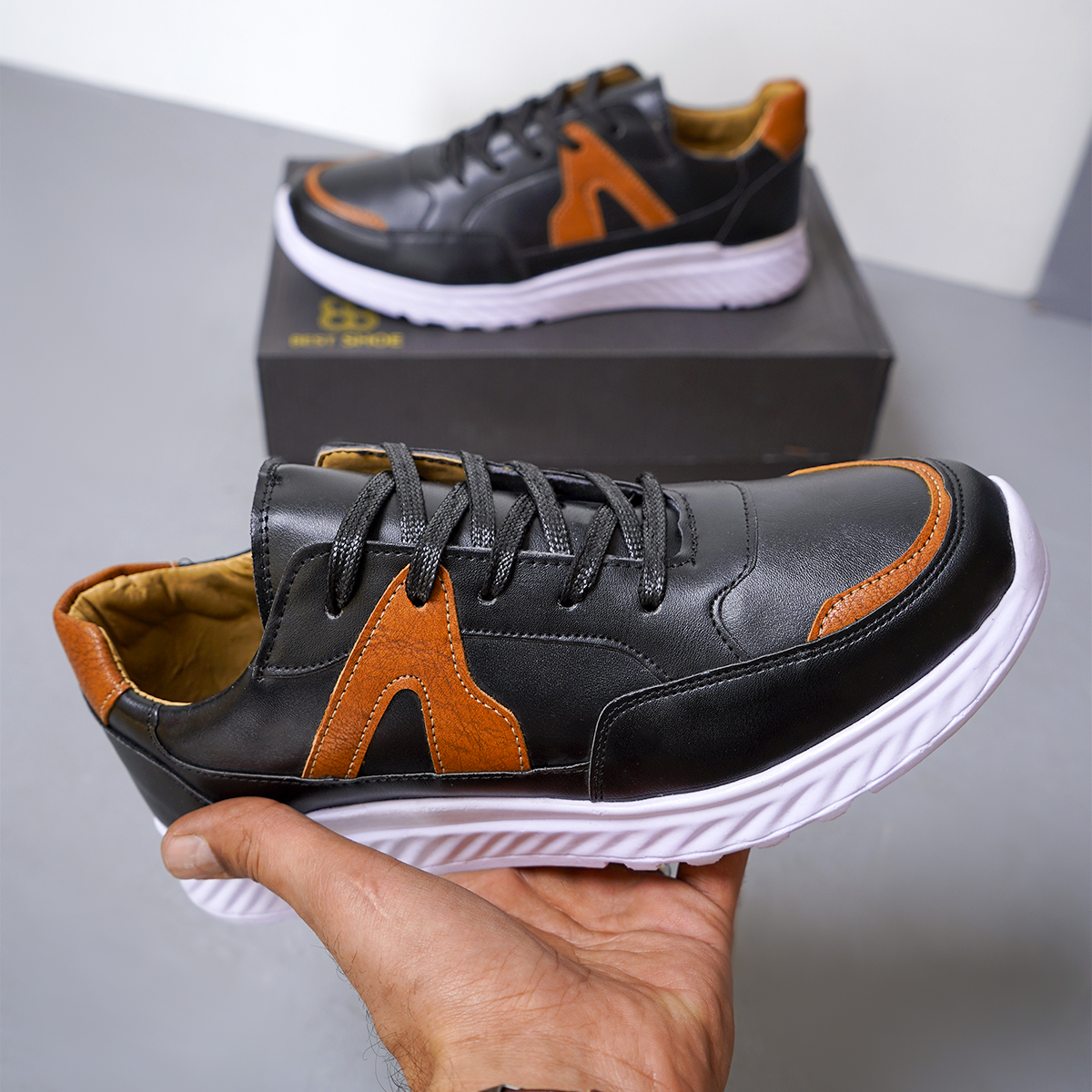 کفش مردانه مشکی مدل Tavis