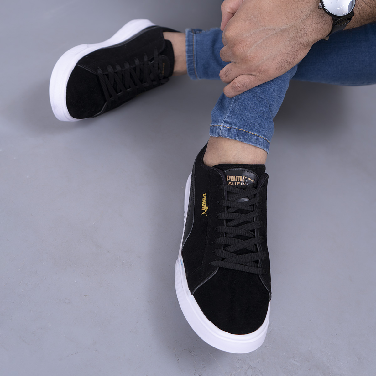 کفش مردانه puma مدل Panju رنگ مشکی