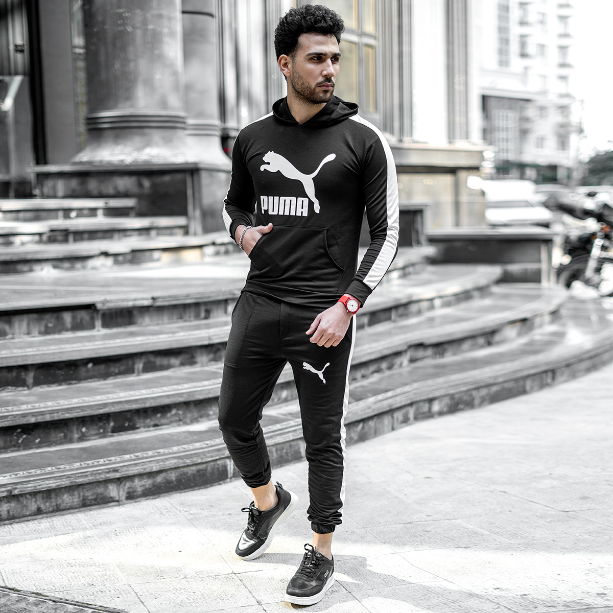 ست سوئیشرت شلوار PUMA مردانه مدل NIRAJ