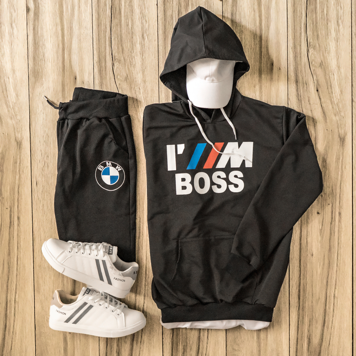 ست سوئیشرت شلوار BMW مردانه مدل Varen