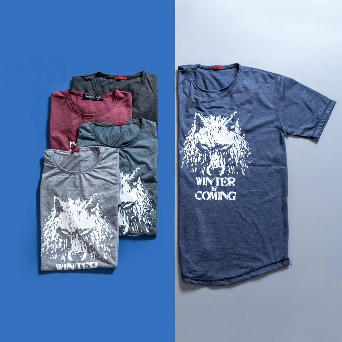 تیشرت مردانه سرمه ای مدل Ranker