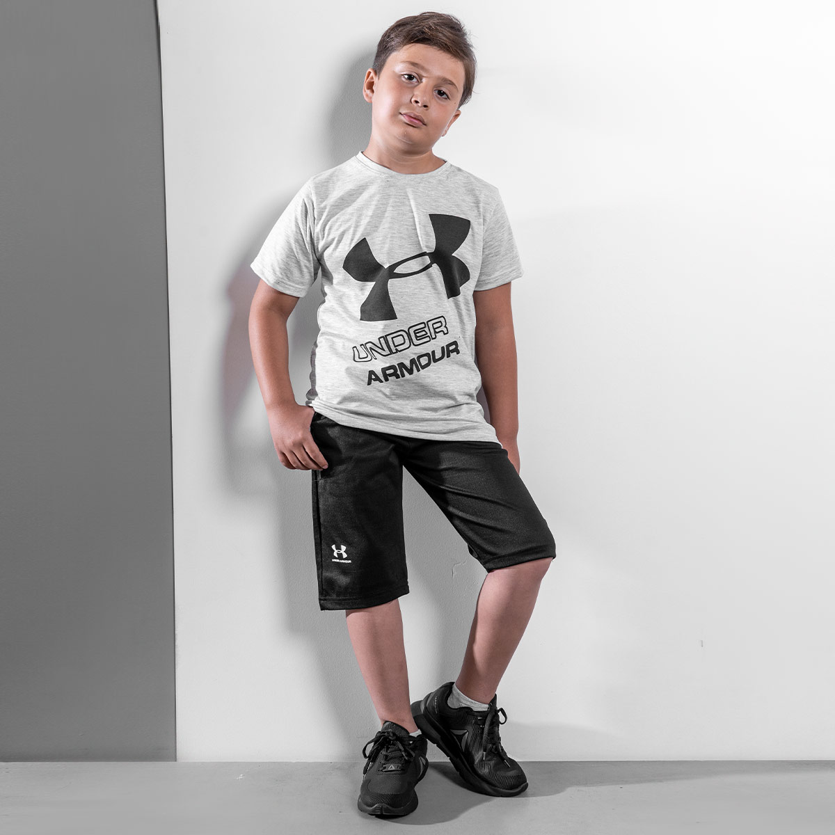 ست بچه گانه تیشرت شلوارک Under Armour مدل Z167