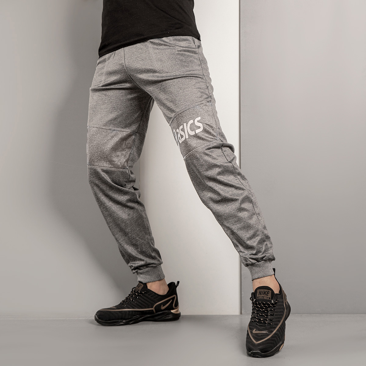 شلوار اسلش مردانه(T) اسیکس طوسی مدل K80