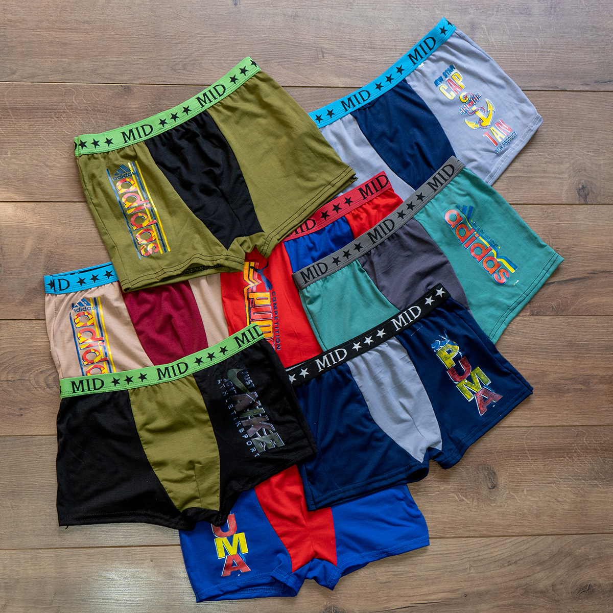 شورت نیم پا مردانه فیروزه ای مدل G30