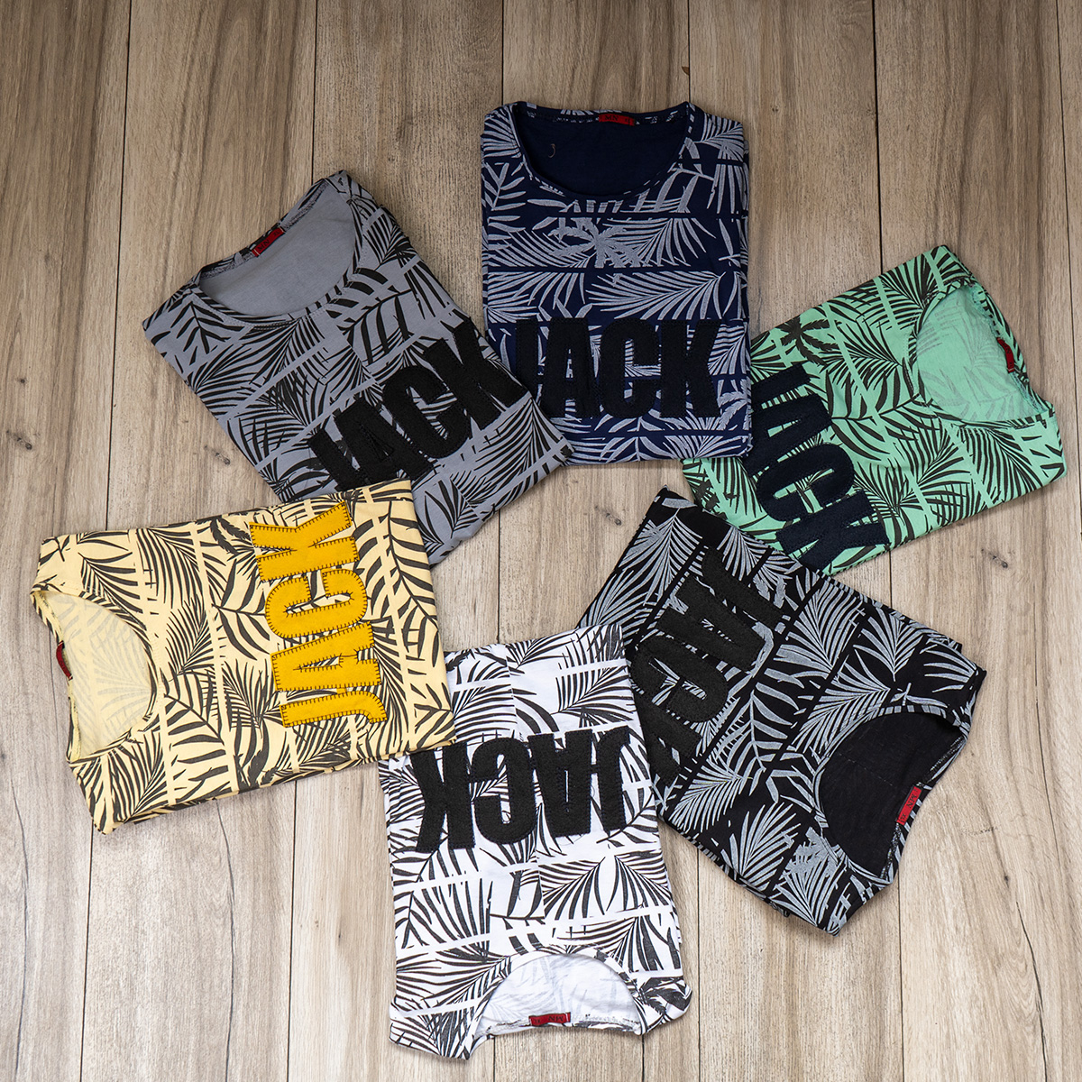 تیشرت مردانه زرد مدل Jack