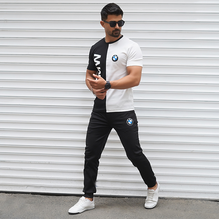 ست تیشرت شلوار bmw مردانه مدل Noman