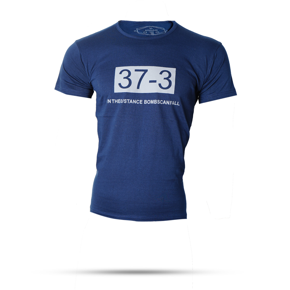 تیشرت مردانه سرمه ای(T) مدل 373