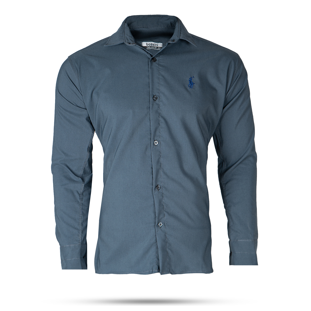 پیراهن مردانه ذغالی مدل VQ