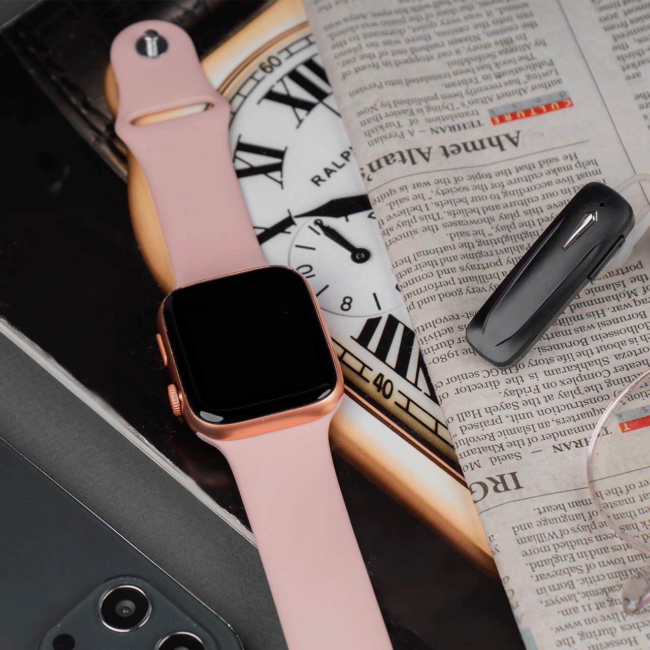 پکیج هندزفری بلوتوث HCWY-HZساعت هوشمند T500