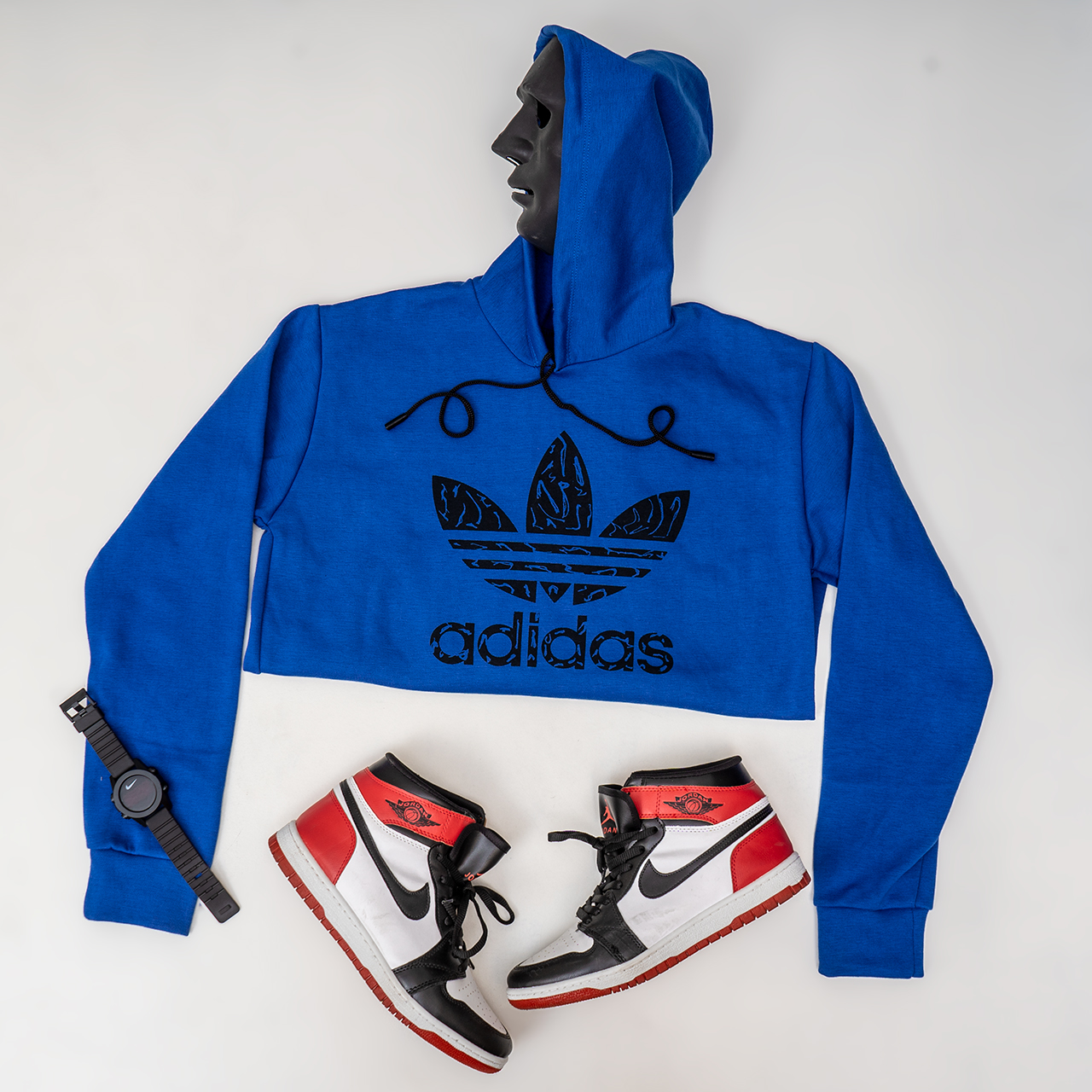 هودی Adidas مردانه آبی مدلQs