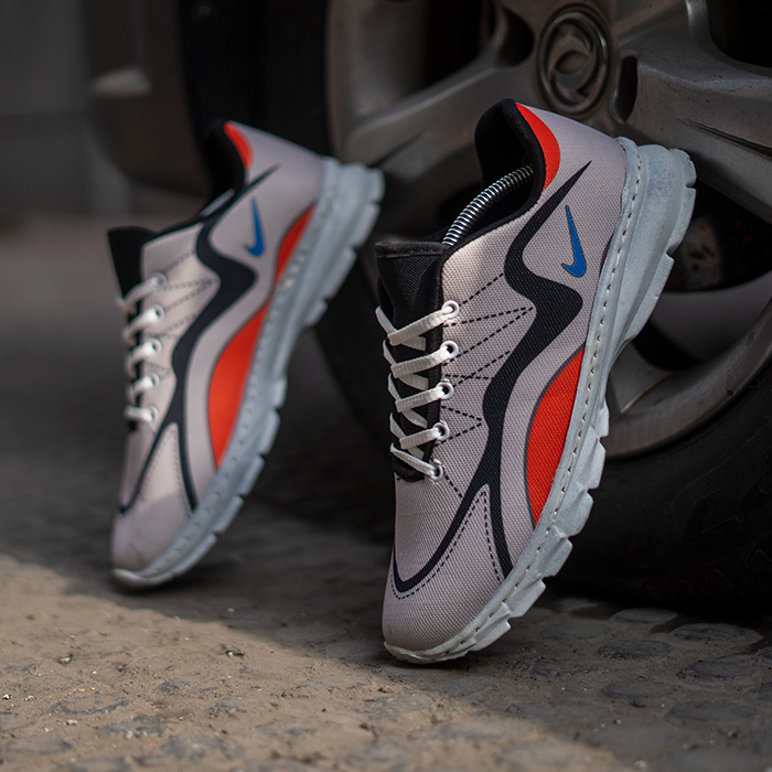 کفش ورزشی مردانه (T) نایک طوسی مدل KAVINO