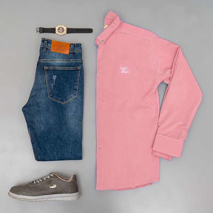 پیراهن کالباسی مردانه مدل Fendi