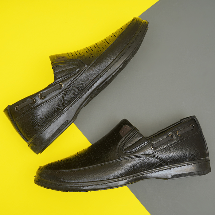 کفش کالج مردانه مشکی مدل Ariano