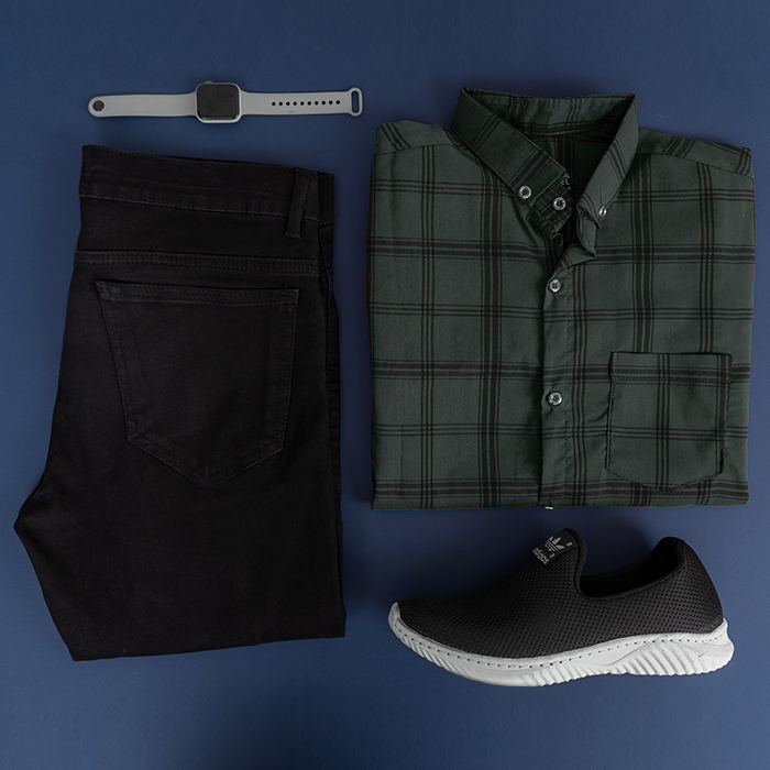 پیراهن مردانه سبزمدل Tanpoosh