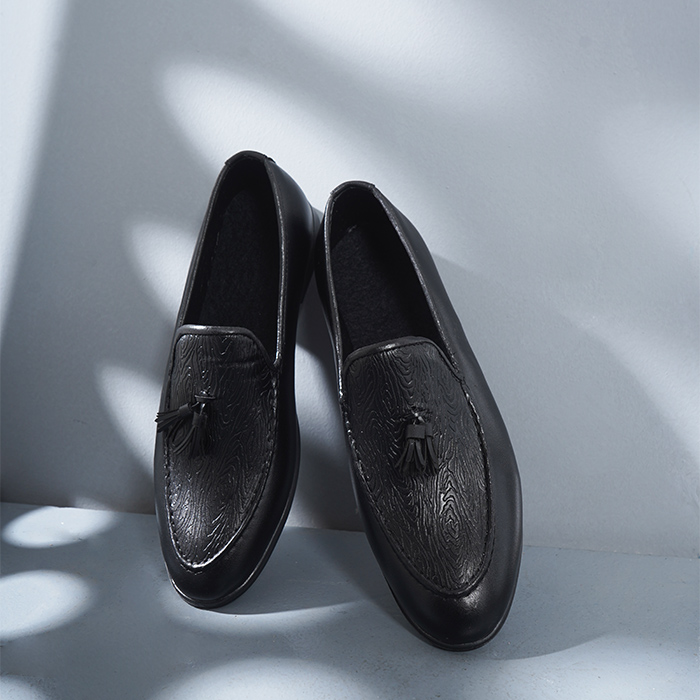 کفش کالج مردانه مشکی مدل Yona