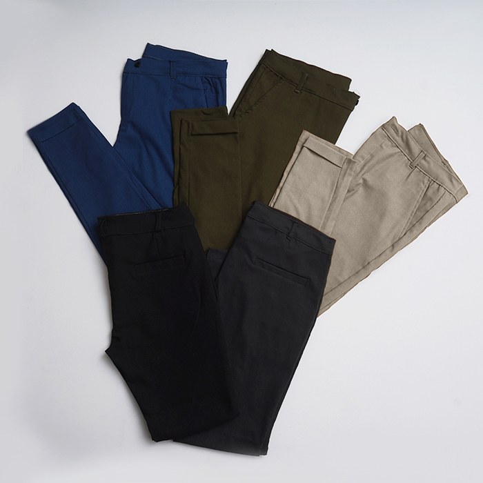 شلوار مردانه خاکی مدل MOBIN