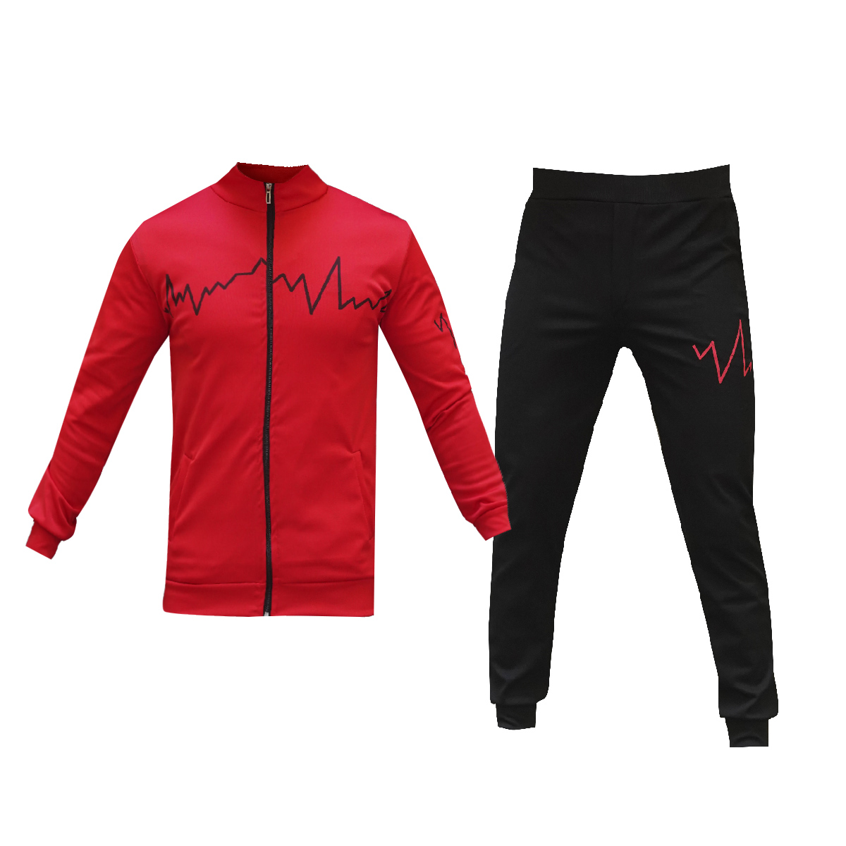 ست سوئیشرت شلوار مردانه قرمز مدل EKO