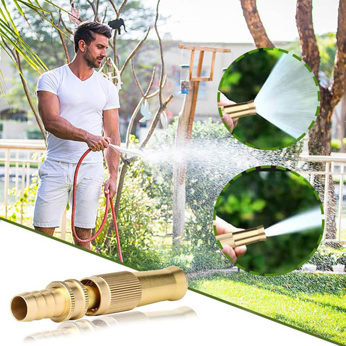 نازل کارواش برنجی مدل DSG