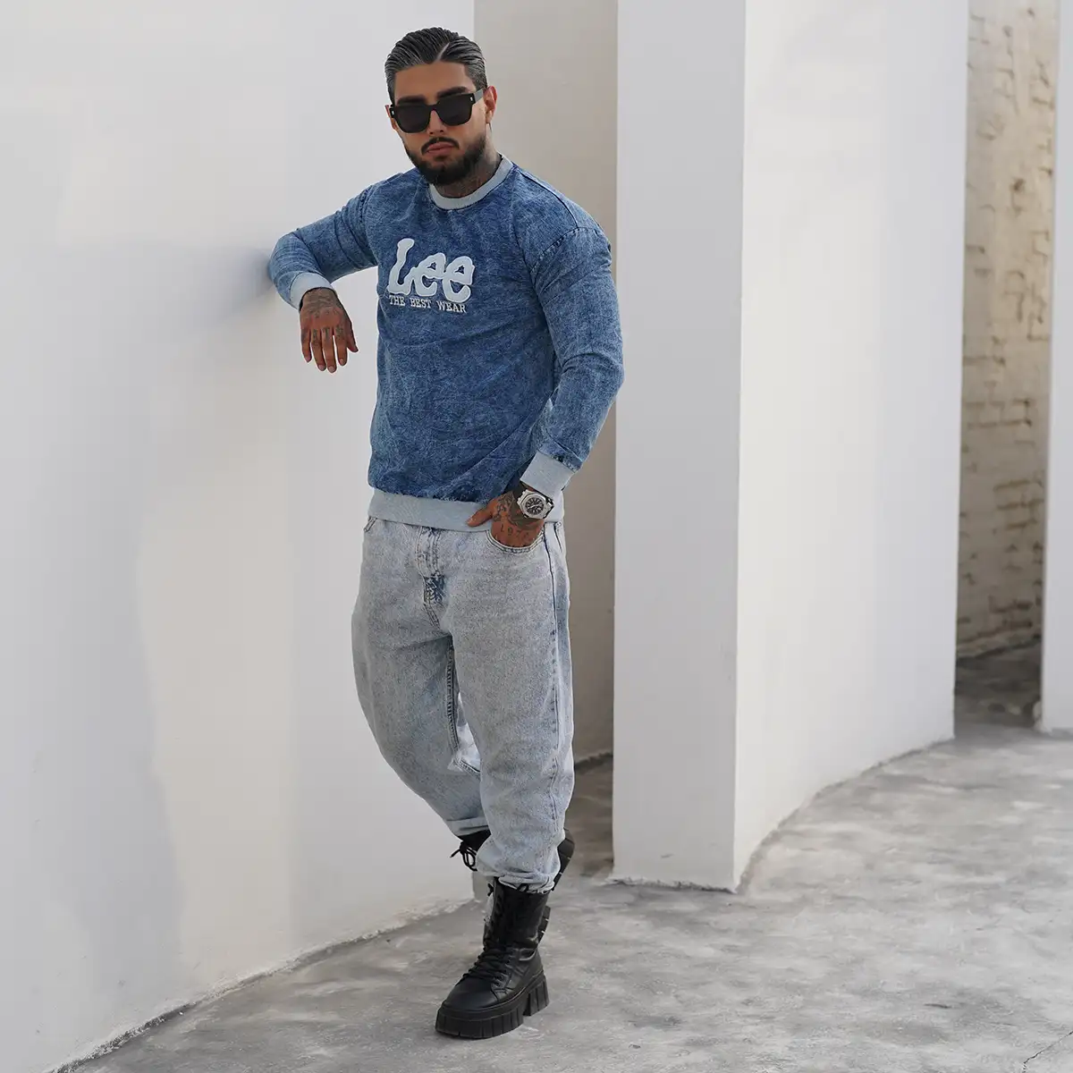 دورس مردانه آبی مدل Lee