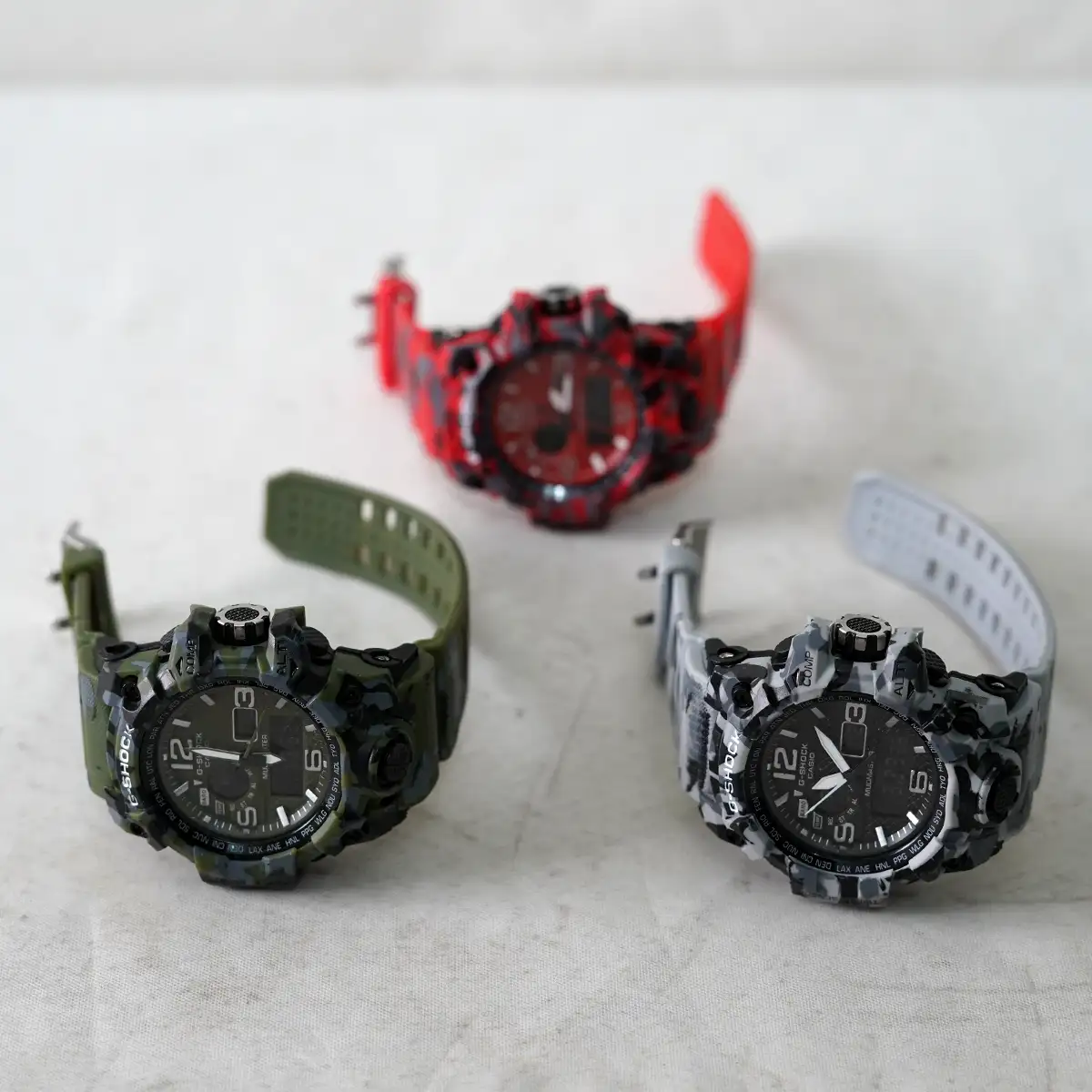 ساعت اسپرت G-SHOCK سه سنسوره طرح ارتشی سبز Army