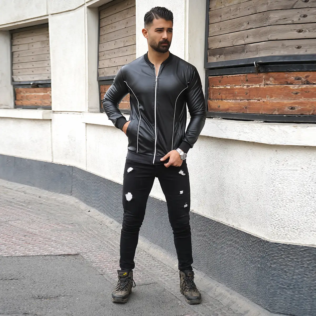 کاپشن مردانه مدل bamdad