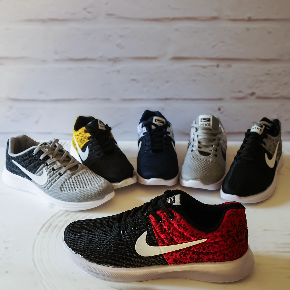 کفش ورزشی نایک مشکی طوسی مردانه مدل Saber