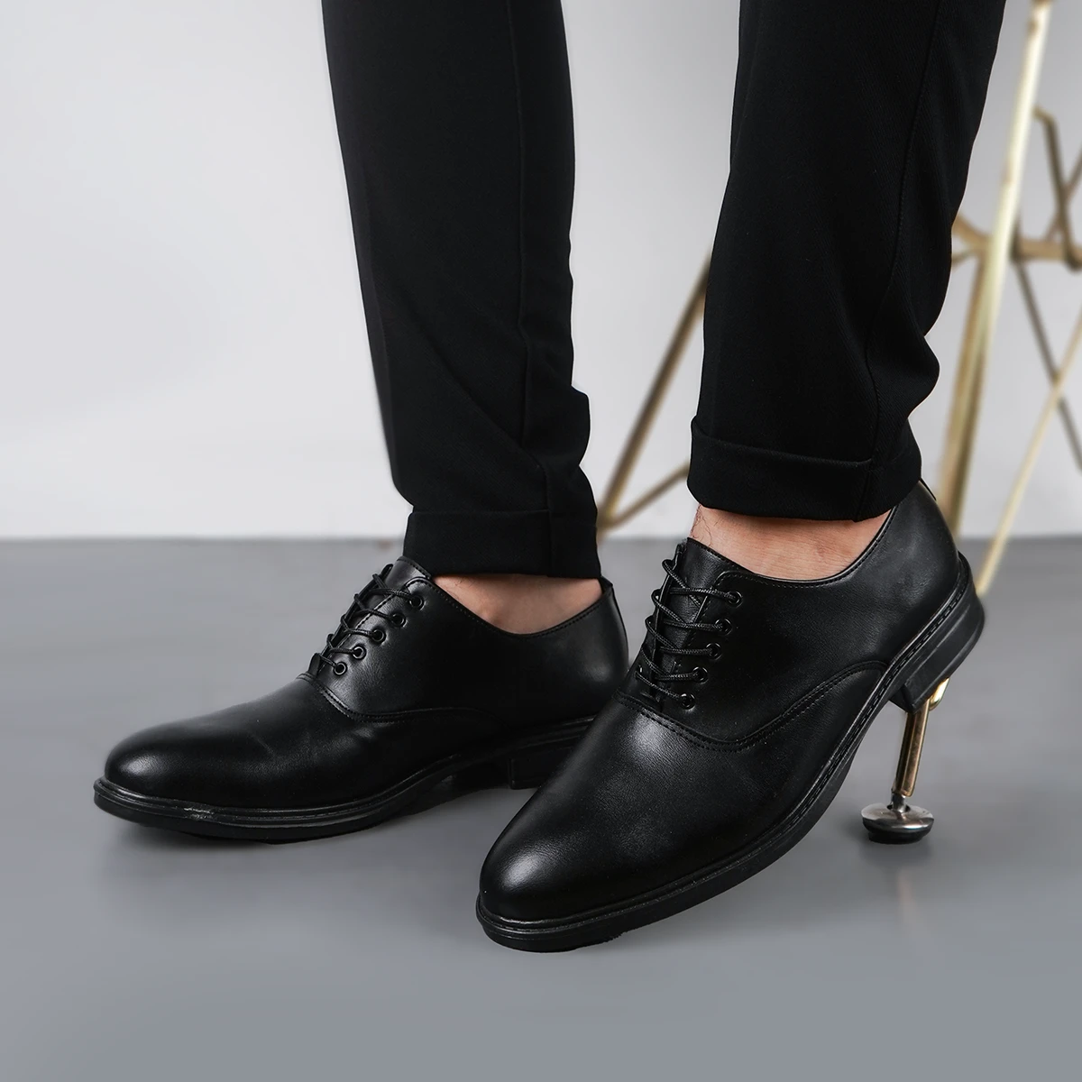 کفش رسمی مردانه مشکی مدل Ravak