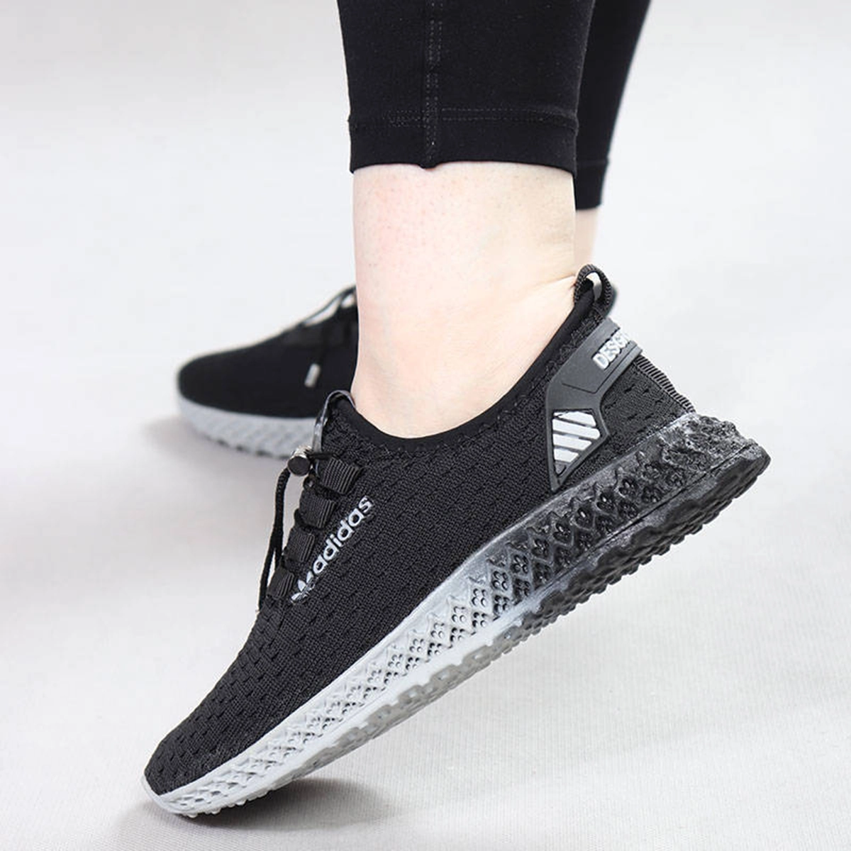 کفش ورزشی زنانه مشکی طوسی مدل Diba