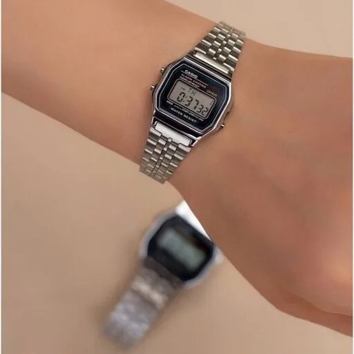 ست ساعت نقره ای نوستالژی Casio