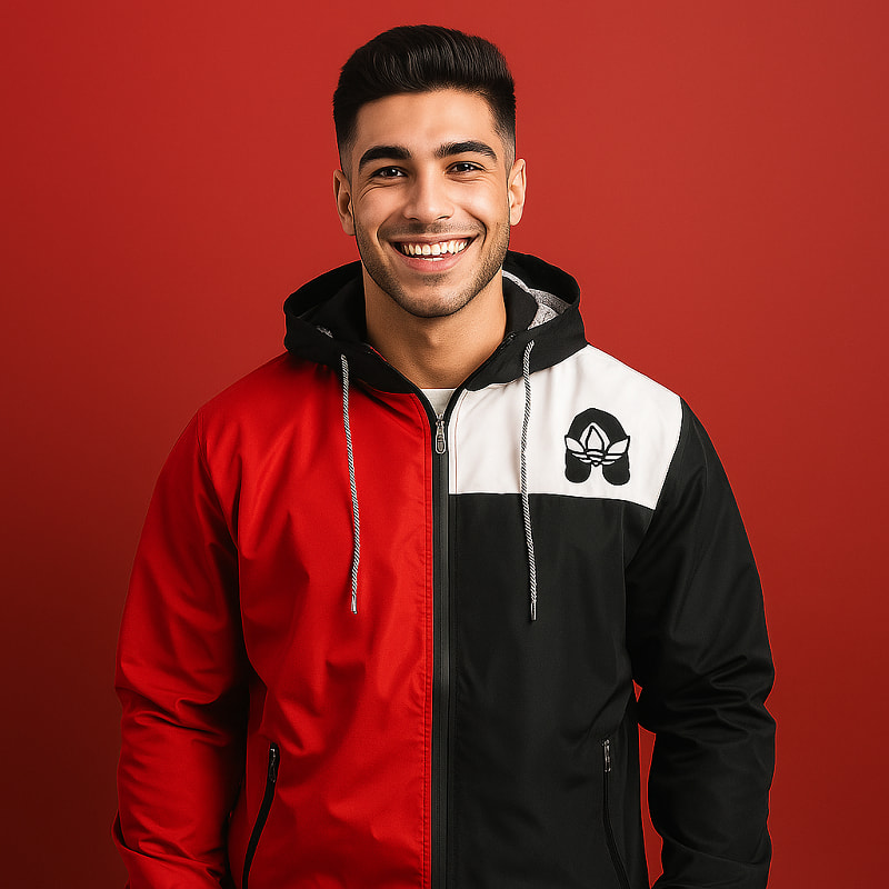 کاپشن مردانه قرمز مدل Adidas Yeezy