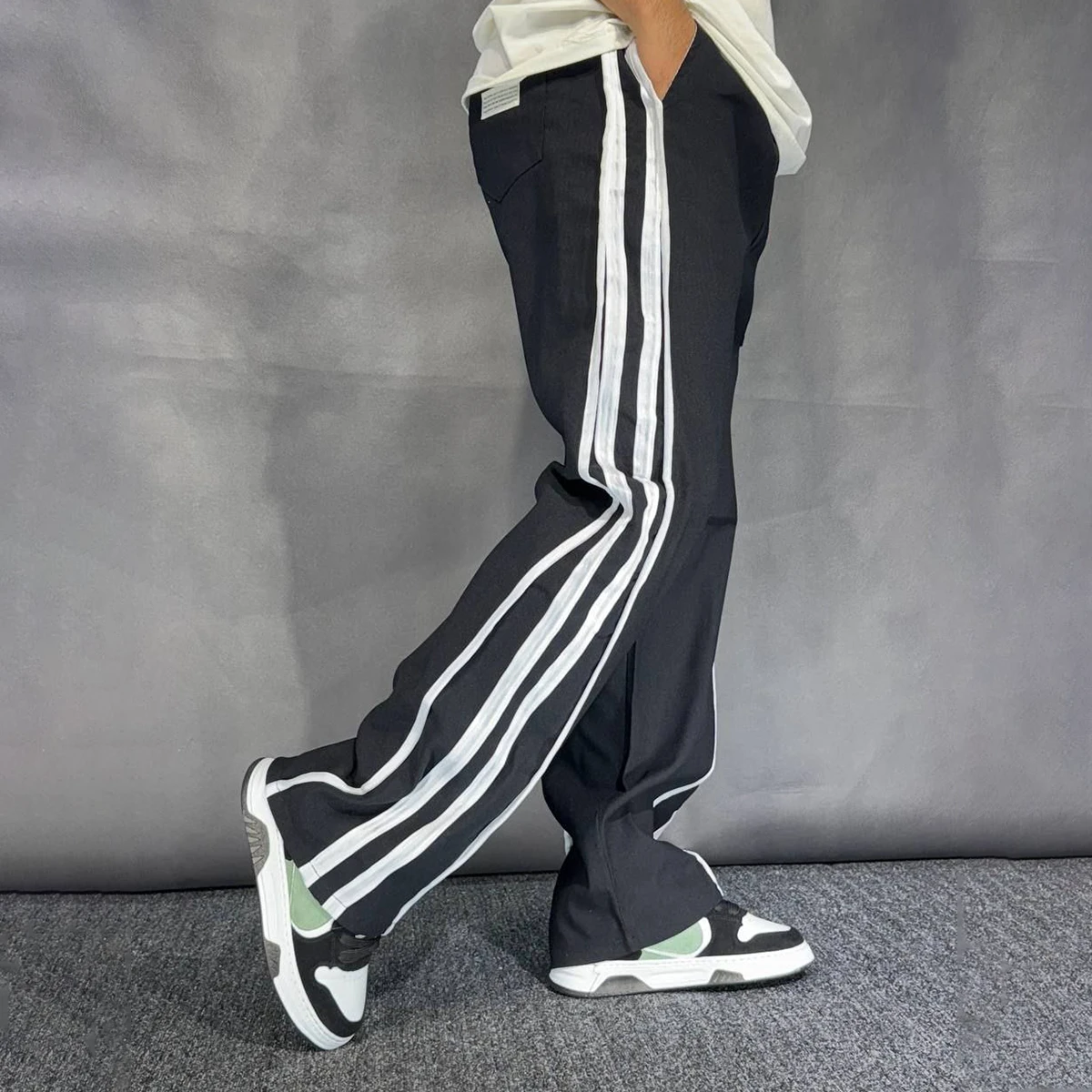 شلوار مردانه بنگال کش مشکی مدل H370