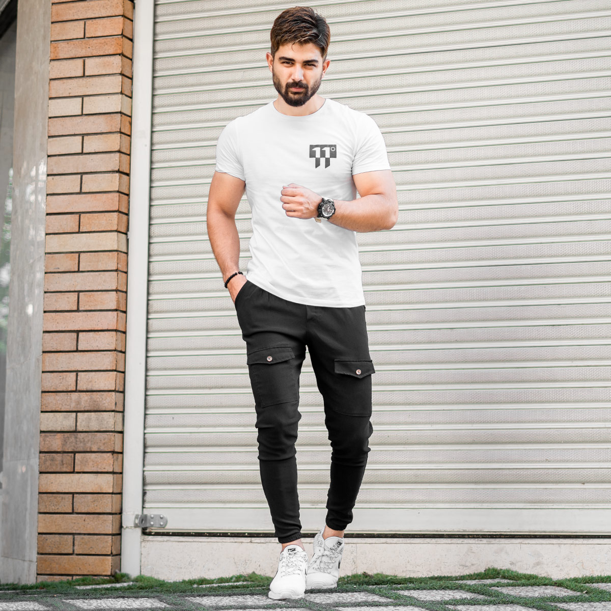 شلوار اسلش مشکی مردانه مدلNitan