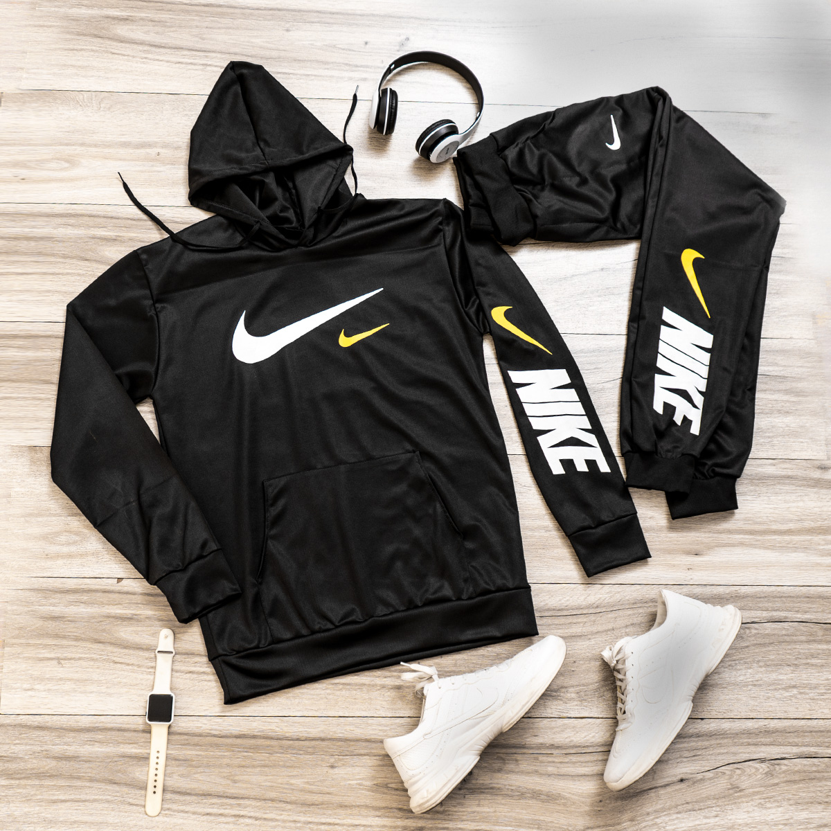 ست هودی شلوار Nike مردانه مدل Floni